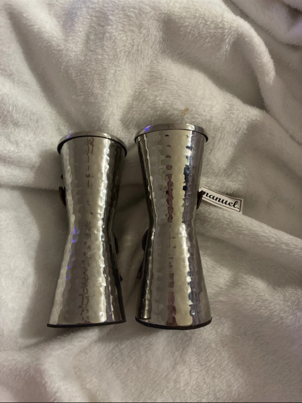 Yair Emanuel Pomegranate Candle Stick Holders - Picture 6 of 6